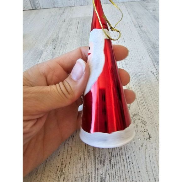 Cone Santa as is ornament medal Xmas tree decor - Picture 3 of 7